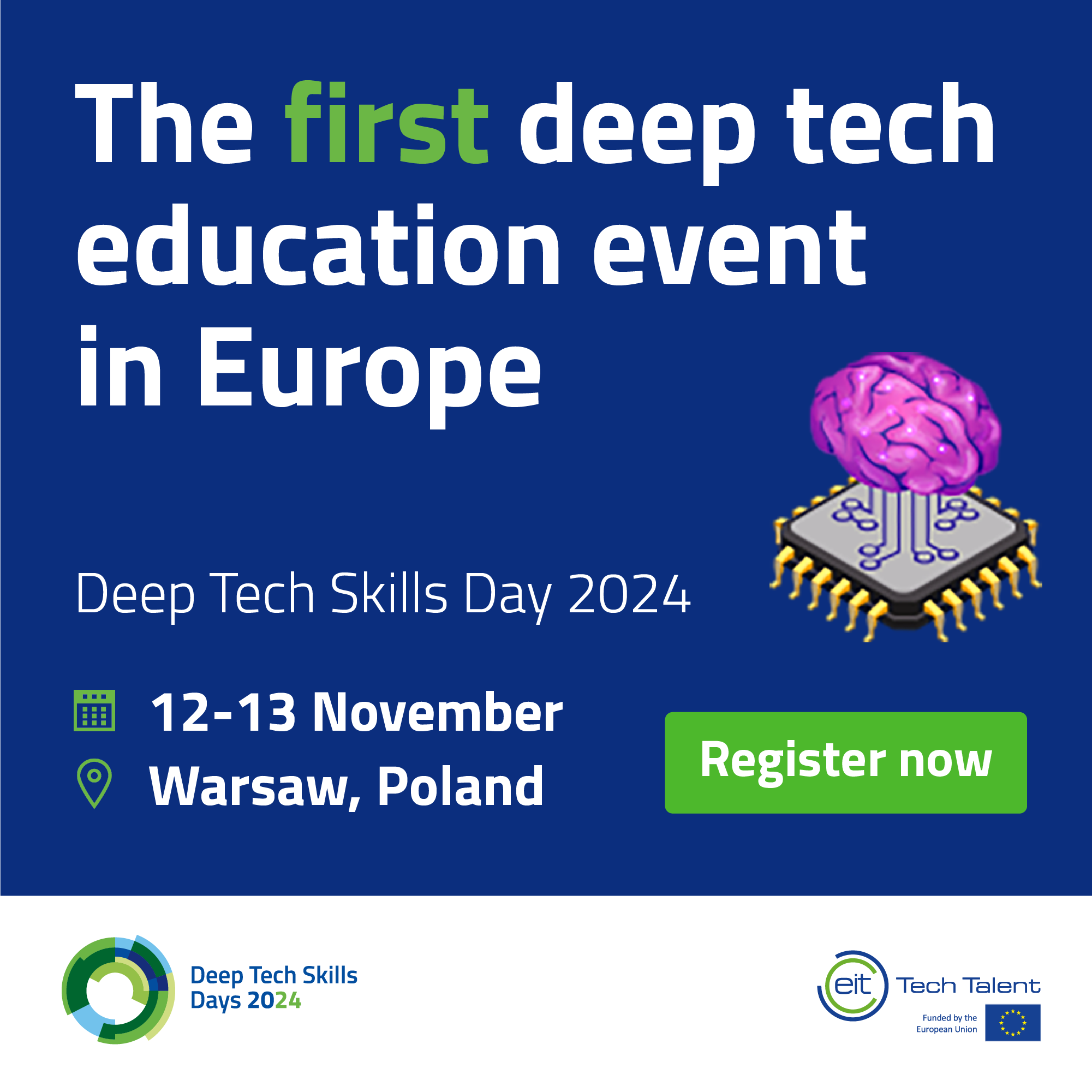 Register now Deep Tech Skills Days